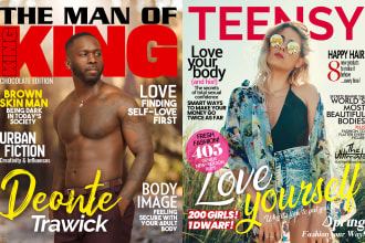 design attractive magazine cover