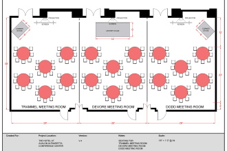 draw floor plan for event hall