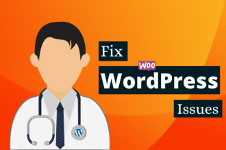 fix wordpress errors, issues and bugs