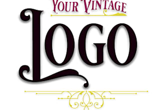 create a vintage logo design