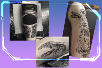 draw an amazing design for you next tattoo