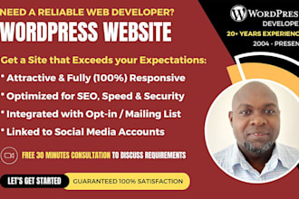build a SEO friendly wordpress website for better rankings