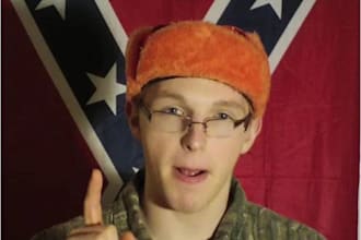 record a video as an old redneck man