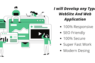 develop and design fully responsive website