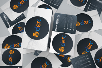 create professional and modern business card