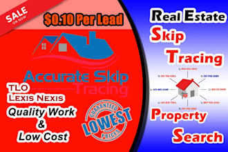 do bulk skip tracing within 24 hours, super fast