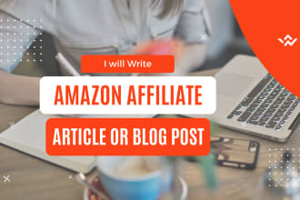 write SEO optimized amazon affiliate articles and blog posts