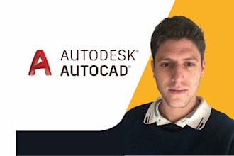 make 2d technical drawing using autocad