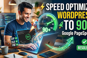 speed optimize wordpress website to 90 plus google pagespeed