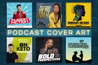 design a podcast cover art