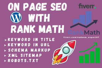 do advance on page SEO for your wordpress website with rankmath schema markup
