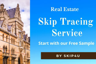 provide you bulk skip tracing services