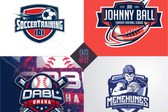 do modern football baseball basketball or other sports logo