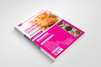 do restaurant food menu card design or restaurant flyer design in 6 hours