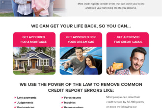 make this beautiful credit repair flyer