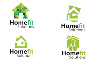 design a modern real estate and eco property logo