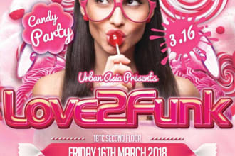 design your party, event or club flyer