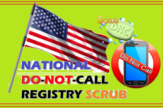 do dnc list scrubbing accurately USA only
