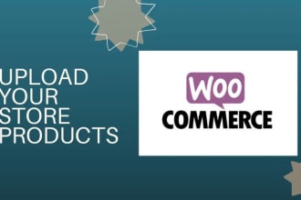 upload products and add categories in woocommerce store