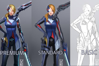 draw super awesome character design