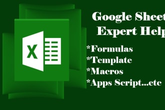 help for google sheets formula, macros and automation