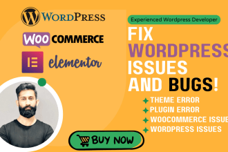 fix wordpress issues, wordpress website and remove errors