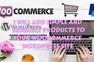 add products to wordpress woocommerce website