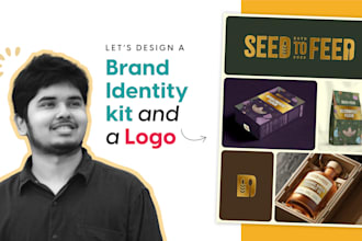 create a strategic brand identity with logo design and brand kit