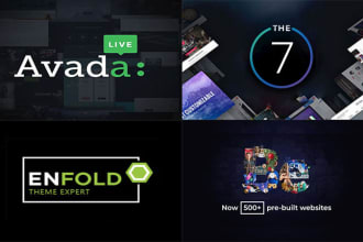 create avada, enfold, betheme, xtheme, the7 wordprss design