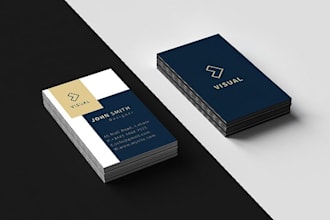 design professional business card, logo and brand identity