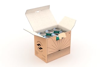 create a 3d mockup for your product box packaging