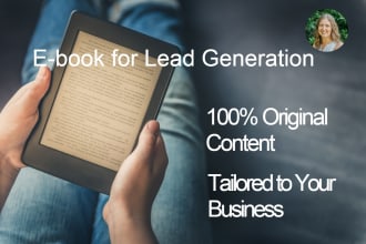 ghostwrite an ebook or lead magnet for you