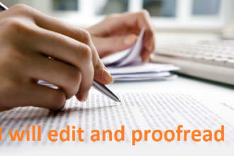 retype or edit and proofread your writing