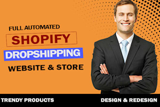 develop and customize shopify dropshipping store shopify website