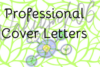 write your cover letter