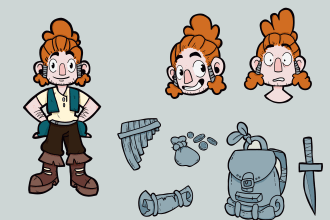 draw your dnd or rpg character an awesome reference sheet