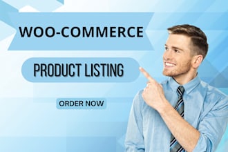 product listing into wordpress store