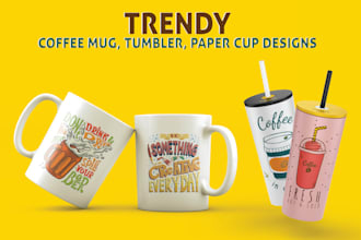 make coffee mug, paper cup, coffee cup, drinkware, tumbler design