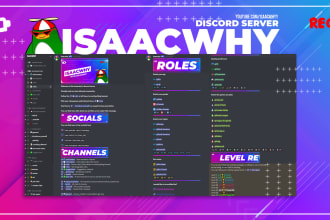 create or edit a professional discord server