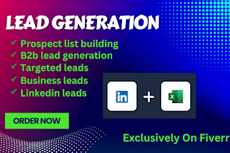 do b2b linkedin lead generation and email list building
