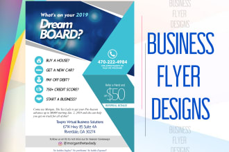 do a professional business flyers, travel and poster design