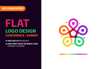 design a unique modern conference or summit logo in 24 hours