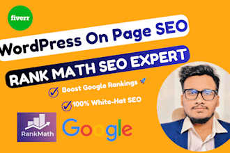 do complete wordpress on page SEO with rank math