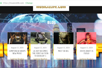 promote your music on my popular blog