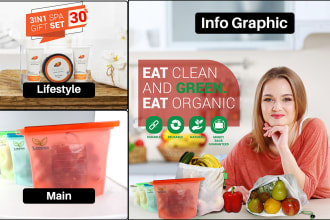 create listing images plus content for your amazon ecommerce