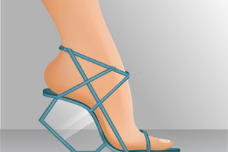 design footwear or I can work with your concept