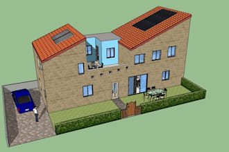 create a 3d model of anything on google sketchup