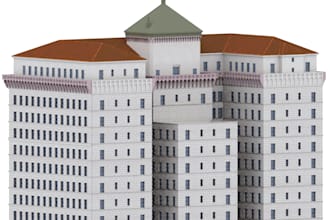 make a detailed model of an existing building with texture