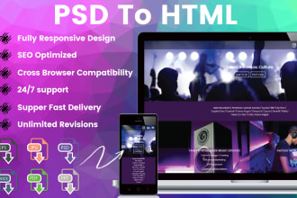 convert sketch, xd, psd, image to html template