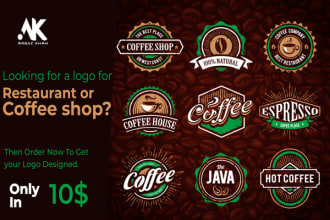 design food, bbq, cafe, coffee shop, and restaurant logo